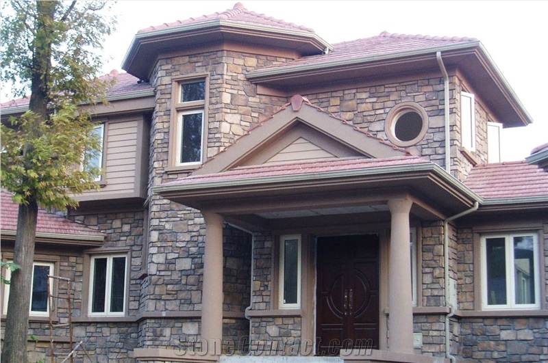Castle Stone-Cs52, China Multicolor Slate for Building, Wall Cladding