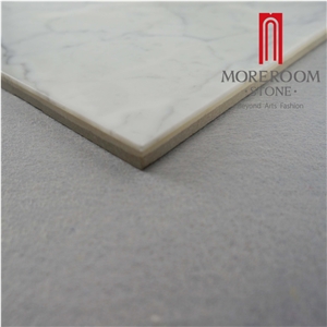 Carrara White Marble,Lamineted Marble Tiles ,Marble Flooring Panel