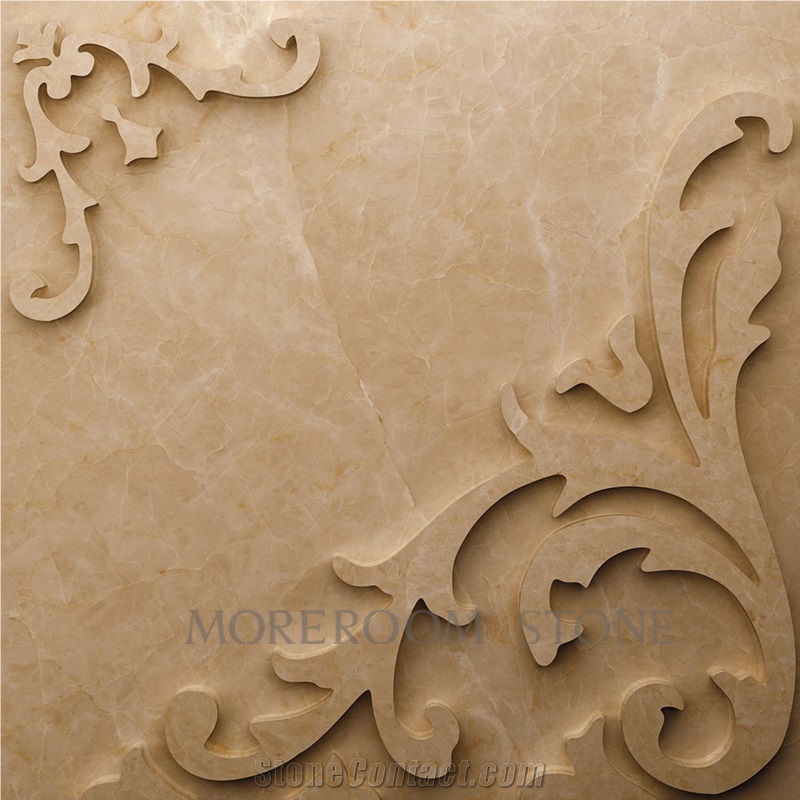 Foshan Mono Composited Marble 3d Marble Wall Tiles Cnc Wall Panels Iran Beige Marble 3d Marble Tiles 3d Wall Marble Wall Panel Marble Border Design Cnc Marble Engraving Machine Price