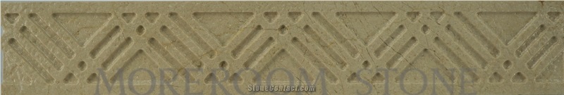 Iranian Beige Marble Border Designs for Projects Ceramic Border Tile
