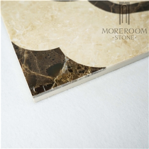Light Emperador Natural Marble from China Chinese Marble Machine Laminated Marble Tile