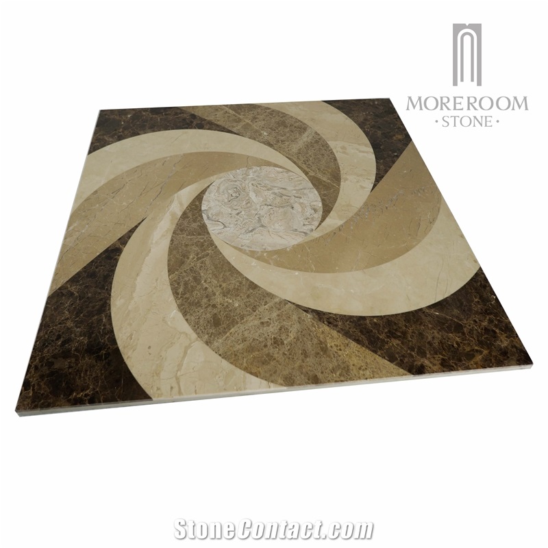 Mix Color Marble Floor Tile,Ceramic Back Laminated Marble Tile
