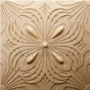Natural Stone Beige Marble Turkish Marble Ultraman Beige Marble Panels Walling Tiles 3d Marble Tiles Cnc Marble Penals 3d Marble Decoration 3d Wall Panels Composite 3d Wall Backed Porcelain Tiles