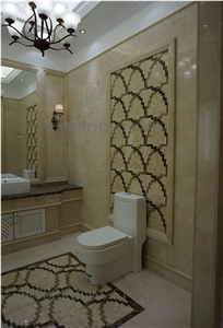 Spanish Cream Marfil Beige Marble Marble Mosaic Tile Natural Stone Mosaic Mosaic Pattern