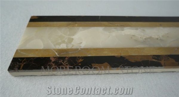 Spanish Yellow Marble Amarillo Oro Marble Wall Skirting Border Decoration White Jade White Marble Flooring Border Tiles Home Floor Decoration Faux Stone Backed Porcelain Tiles Foshan Mono Building Material Co Ltd Moreroom