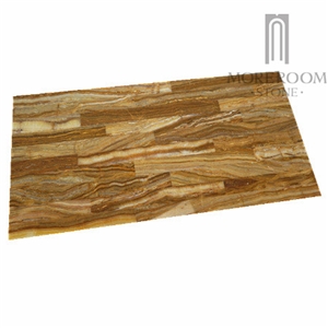 Stripe-Shaped Brown Onyx Tile