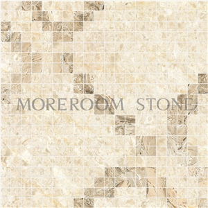 Yellow Marble Mosaic Wall Design Australian Golden Beige Marble White Marble Price Wall Mosaic Polished Marble Mosaic Tiles Home Marble Flooring Mosaic Bathroom Design Mosaic