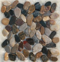 Natural Mixed Pebble Stone with Varies Colors