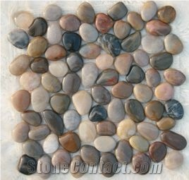 Natural Mixed Pebble Stone with Varies Colors