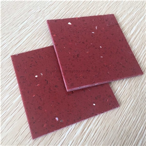 Marple Red Quartz Stone Kitchen Countertop/Engineered Stone Kitchen Top/Artificial Stone Countertop /Solid Surface Top/Quartz Countertop/Silestone