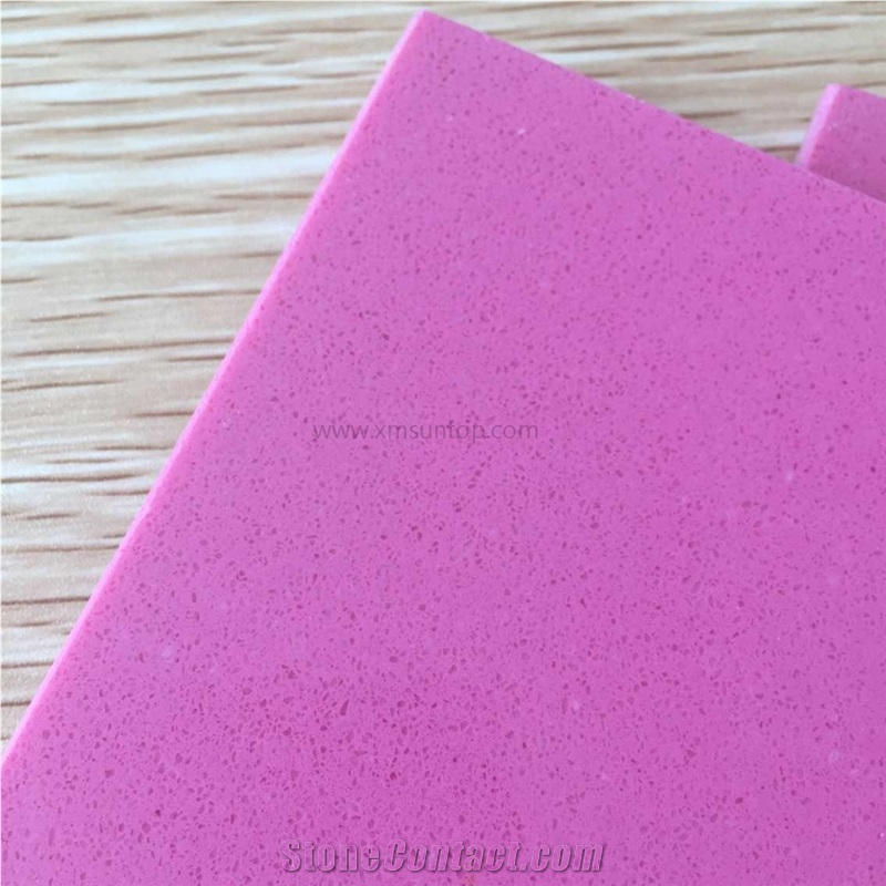 Pink Quartz Stone Slab/Engineered Stone Slab/Artificial Stone Slab/Solid Surface Slab/Quartz Slab/Silestone