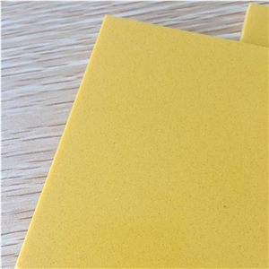 Yellow Quartz Stone Kitchen Countertop/Engineered Stone Kitchen Top/Artificial Stone Countertop /Solid Surface Top/Quartz Countertop/Silestone