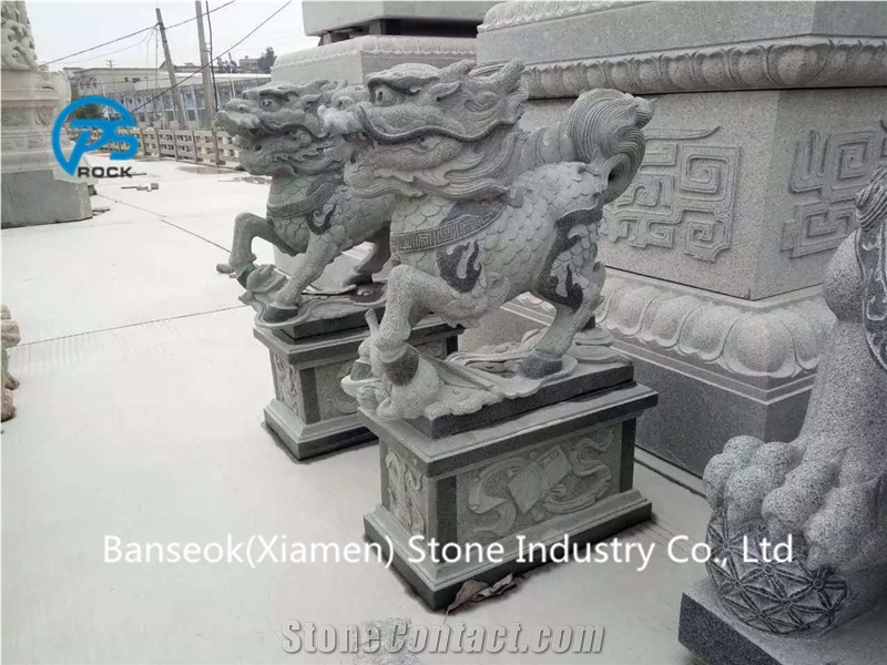 Grey Granite Sculpture, China Stone Factory, Decorative