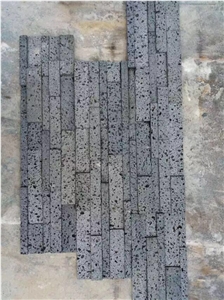 Yh005, Black Basalt Cultured Stone,Ledge Stone/ Stacked Stone for Walling