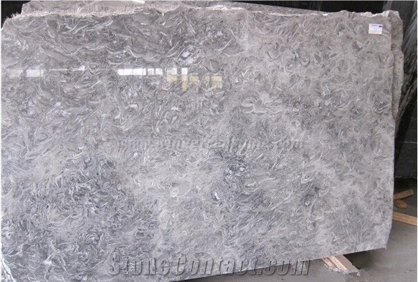 Bawang Hua Marble Slabs & Tiles King Flower Grey Marble Slabs & Tiles Cut to Size