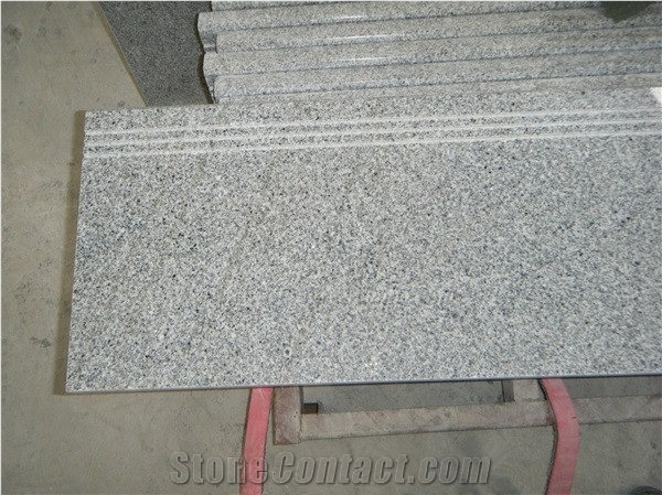 Cheap Price,G614 Granite/Hong Tang White Granite Stairs, Polished China Brown Sardo Steps & Risers, Tongan White Staircase with Anti-Slippery Lines, Xiamen Winggreen Manufacturer