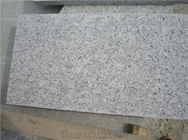 Cheapest Grey Granite, Flamed G383, Grey Pearl Granite Tiles & Slabs, Jade White/Pearl Flower Flamed Tiles for Stairs and Ourdoor Floorings