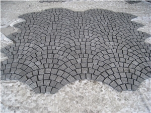 China Black Basalt, G684 Cube/Cobble Stone Pavers, Fuding Black Paving Sets for Outdoor Garden Stepping Pavements, Walkway/Driveway Paving