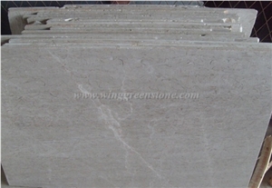 China White Crabapple Marble Tiles & Slabs,China Beige Marble with Shell Grain for Wall-Cladding
