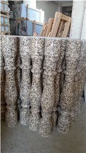 Competitive Price High Quality Chrysanthemum Yellow Granite Polished Railings/Handrail/Baluster, Winggreen Stone