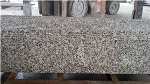 Competitive Price High Quality Chrysanthemum Yellow Granite Polished Stair,Steps & Risers, Treads and Threshold