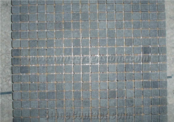 Dark Grey Mosaic, Honed Mosaic Tile,Winggreen