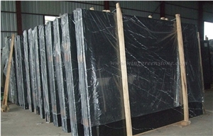 Factory Direct Supply Of Black Marquina/China Nero Marquina/China Marquina/ China Black Mable Polished Tiles & Slabs for Floor and Wall Covering