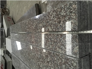 Factory Direct Supply Of Low Price Polished G664 Granite/Luo Yuan Red Granite/ Brainbrook Brown Granite/Black Spots Brown Granite/China Pink Stairs & Steps, Winggreen Stone