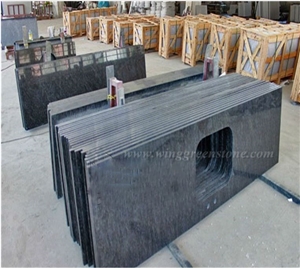 Factory Supply Of Butterfly Blue Granite Polished Kitchen Countertops
