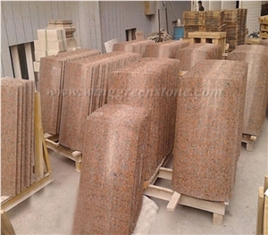 G562 Maple Red Granite Polished Outside Decoration Pillar & Coulumn