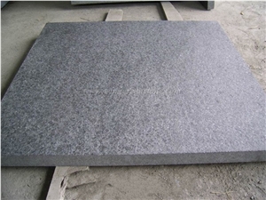 G684 Black Basalt, Flamed Fuding Black/Padang Black Basalt Tiles, Natural Absolutely Black Basalt Tiles & Slabs for Pool Coping and Ourdoor Floor Applications, Xiamen Winggreen Manufacturer