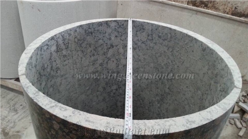 Hot Sale High Quality Baltic Brown Granite Polished Outside Decoration Pillar & Coulumn