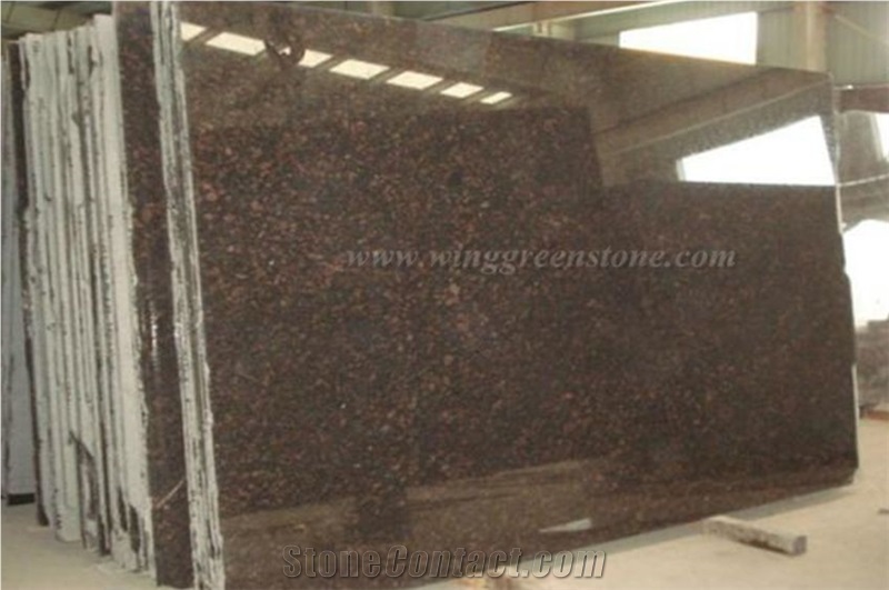 Hot Sale Tan Brown Granite Polished Slabs with High Quality