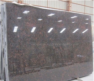 Hot Sale Tan Brown Granite Polished Slabs with High Quality