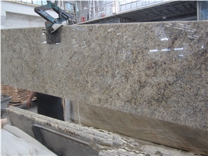 Imported Yellow Granite, New Venetian Gold Granite, Polished New Giallo Veneziano Granite Tiles & Slabs for Countertops, Stairs, Wall and Flloor Covering, Xiamen Experienced Manufacturer