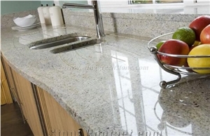 India Kashmire White Granite Kitchen Countertop,White Granite Kitchen Countertops ,Island Top,Desk Top