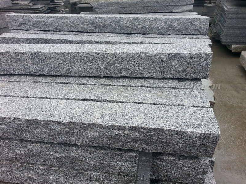 Light Grey G603 Granite Flamed and Natural With/Without Hole for Pillars and Posts to European Market