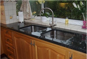 Norway Emerald Pearl Granite Kitchen Countertop,Green Granite Kitchen Countertops ,Bath Top,Island Top,Desk Top