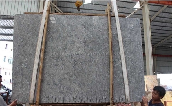 Overlord Flower Marble Slabs & Tiles,Fossil Gray,Interior Decoration for Countertops,Stairs,Window Sill,Table Top