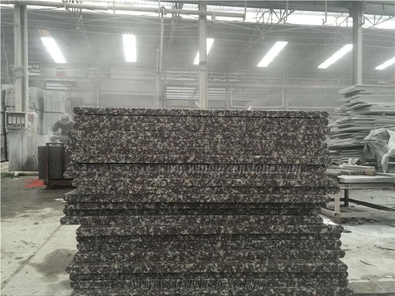 Own Factory Supply Of High Quality Polished G664 Granite/Luo Yuan Red Granite/ Brainbrook Brown Granite/Black Spots Brown Granite/China Pink for Kitchen Countertops, Winggree Stone