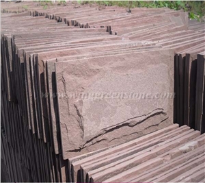 Own Factory Supply Of Red Granite Mushroon Stone/Decrative Stone for Wall Cladding