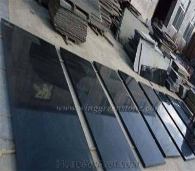 Own Factory Supply Of Shanxi Black Granite Polished Kitchen Countertops & Vanity Tops
