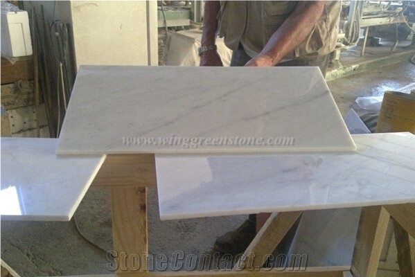 Popular Bianco Carrara Marble Tile & Slab, Italy White Marble , Carrara White ,White Color Marblefor Wall Cladding & Covering