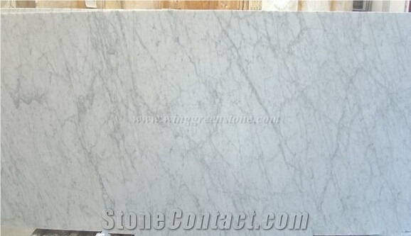 Popular Bianco Carrara Marble Tile & Slab, Italy White Marble , Carrara White ,White Color Marblefor Wall Cladding & Covering