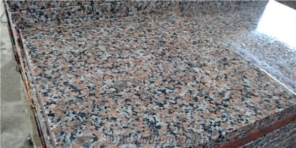 Popular G361 Granite Five Lotus Flower Tiles & Slabs,Wulian Flower Granite , Chinese Red/Pink Granite for Flooring/Walling