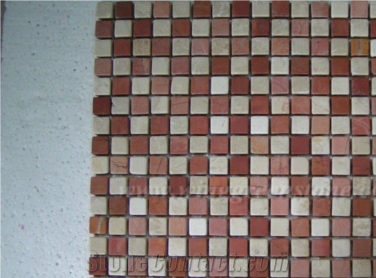 Red Marble Mosaic, Interior Mosaic, Winggreen