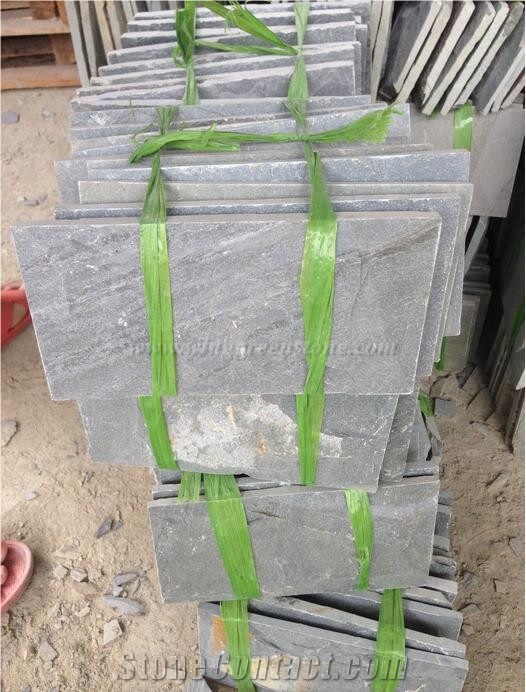Reliable Quality, Natural Slate Mushroom Stone, Grey Mushroomed Wall Cladding for Exterior Wall Decoration, Xiamen Winggreen Manufacturer