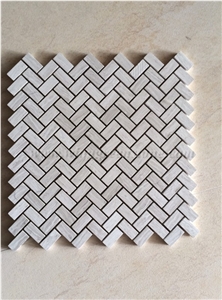 Wood Vein Marble Mosaic, Linear Strips, Winggreen