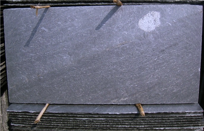 Natural Slate Floor Tiles, Dark Gray Slate