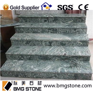 China Juparana Stairs & Steps, Multicolor Granite Stairs, Stair Riser